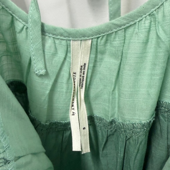 Colorblock Tiered Maxi Dress in Mint, Teal, Sky Blue & Navy S - Picture 2 of 7